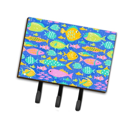 Jensendistributionservices Little Colorful Fishes Leash or Key Holder MI2102581